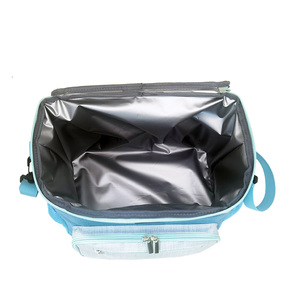 Portable Custom Outdoor Travel Picnic Eco-friendly Striped Thermal Insulated Lunch Cooler Bag Large Capacity Waterproof - Product Image 5