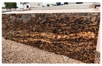 Dalles de granit naturel Super Marquino Gold pour comptoirs de cuisine, revêtements de sol, revêtements muraux et projets d'intérieur de luxe