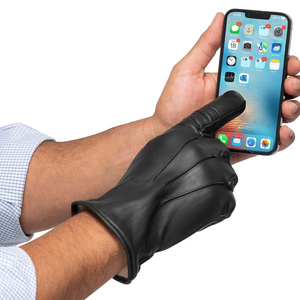 Gants de conduite en cuir personnalisés à faible MOQ, avec logo, impression sérigraphique, marque privée, directement de l'usine - Product Image 5