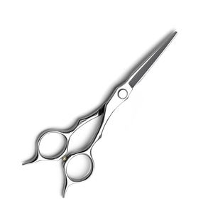 Ciseaux de coiffure de qualité supérieure, finition miroir, acier inoxydable, avec repose-doigts - Product Image 2