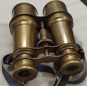 Brass Binoculars Vintage Handmade Nautical Captain's Solid Brass with Leather Case <b>Gift</b> Item At Wholesale Price - Product Image 4