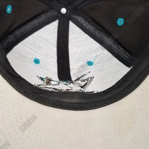 Gorra Snapback Sibrin Personalizada Premium de los San Jose Sharks con Bordado 3D, Ajustable, para Ciclismo al Aire Libre y Equipos de Hockey Profesional - Product Image 5