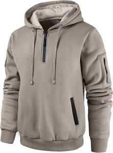 Unisex Yellow Hooded Sweatshirt <b>Raglan</b> Sleeve Fleece Casual Solid Color Regular Fit Autumn Wear - Product Image 4