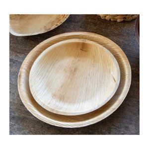 Vietnam Wholesale Palm Leaf <b>Plate</b> <b>Disposable</b> Eco Friendly Compostable Natural Biodegradable Dinner <b>Plate</b> for Restaurant Hotel - Product Image 5