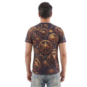 T-shirts personnalisés par sublimation pour hommes, vêtements de mode estivaux, t-shirt imprimé pour hommes, t-shirt léger par sublimation pour hommes - Product Image 2