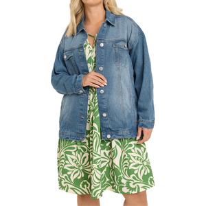 Chaqueta Vaquera para Mujer Talla Grande, Tela al por Mayor, Personalizable, Muestra Gratuita, Mejor Calidad - Product Image 2