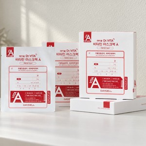 แผ่นมาส์กหน้า Daycell Deycell Dr Vita Mask Pack A 25 กรัม 10 แผ่น แผ่นมาส์กหน้า แผ่นมาส์กหน้าเกาหลี ผิวกระจก - Product Image 1