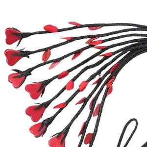 Flogger de Cuero Genuino con Cuerdas Multifilamento y Mango Reforzado con Nudos - Product Image 5