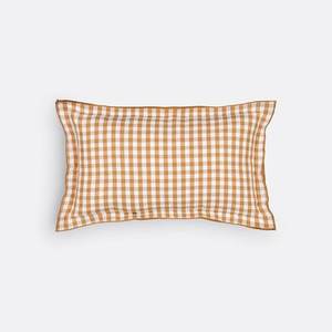 ปลอกหมอนอิงผ้าฝ้ายทอ 100% ลายทางปักขอบ – ปลอกหมอนตกแต่งโซฟา รับผลิตตามสั่ง ขายส่ง OEM - Product Image 6