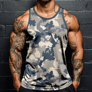 Débardeur en polyester pour hommes, séchage rapide, léger, pour la gym, vente en gros, commande en gros, production en usine, international - Product Image 4