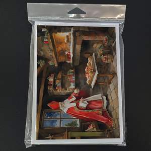 Lunatique A7 Taille 5x7 Cartes de Note Vierges Pack 8 Père Noël Sinterklaas Cartes de Voeux avec Enveloppes pour Holiday Cheer - Product Image 3