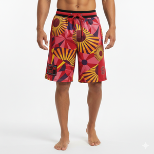 Pantalones Cortos Deportivos de Baloncesto para Hombre, Sublimados Personalizados, 100% Poliéster, Transpirables, de Secado Rápido, con Malla, 2026 - Product Image 2