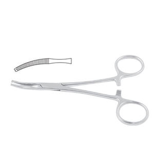 Mikulicz Baby Forceps Curved Peritoneum Forceps Surgical Instruments Abdominal Surgery Grasping Forceps By <b>Blush</b> Surgical - Product Image 1
