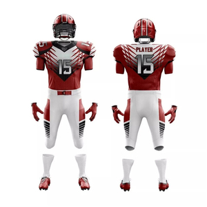 Conjunto de Uniforme de Fútbol Americano Sublimado, Diseño Personalizado, Jersey de Fútbol Americano con Absorción de Humedad - Product Image 6