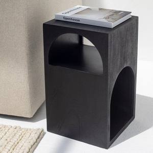 Mesa Auxiliar Arqueada Pintada en Negro Vandana Sierra Zenova, Diseño Moderno y Contemporáneo - Product Image 4