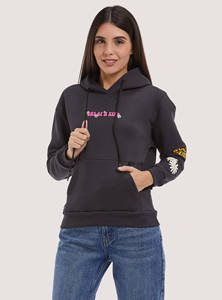 Sudadera con capucha unisex de algodón grueso de 450 g/m² con estampado 3D en relieve para mujer, estilo urbano, personalizada por el fabricante. - Product Image 5