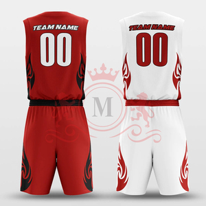 Custom <b>Athletic</b> Team Wear With Durable Reversible Basketball Uniform Comfortable Jersey Shorts For Basketball Games - Product Image 5
