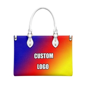 Bolso de Mano de Cuero Personalizado con Estampado de Gato para Mujer, Bolso Bandolera de PU, Elegante y Lujoso, Envío Directo POD - Product Image 2