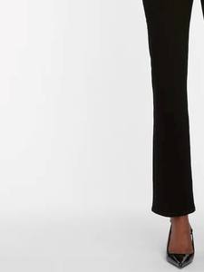 Pantalones Jogger de Forro Polar Transpirable para Mujer, Corte Holgado, con Logotipo Personalizado, Cintura Media, Diseño Casual de Frente Plano para Invierno, Teñido Liso - Product Image 5