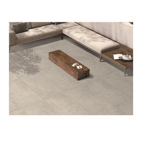 Carreaux de sol extérieurs/intérieurs aspect pierre gris clair Stonework New York 600x600mm pour applications en cuisine, villa, centre commercial et jardin - Product Image 1