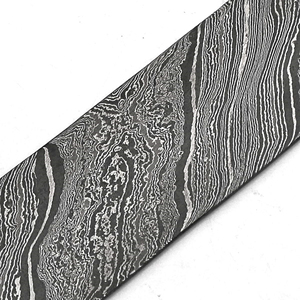 Matériel en acier à motifs pour billettes droites en acier Damas sur mesure 12 pouces x 2 pouces x 4 mm, de qualité supérieure et durable - Product Image 5