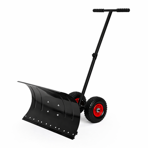 พลั่วตักหิมะแบบมีล้อ ยี่ห้อเวียดนาม OEM ขนาด 30 นิ้ว สำหรับงานหนัก พร้อมด้ามจับปรับได้และใบมีดปรับมุมได้ สำหรับใช้งานในฤดูหนาว รุ่น ODGWTO022 - Product Image 5