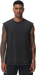 TRUPEXA Custom Men's Hip Hop 380g Cotton Tank Tops OEM ODM Sleeveless Gym <b>Vest</b> Wholesale Plain Athletic Fitness <b>Stringer</b> V-neck - Product Image 5