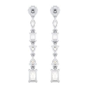 Pendientes de Diamantes Cultivados en Laboratorio CVD HPHT de REYES, Precio de Fábrica al por Mayor, en Oro Sólido de 14K, para Bodas y Fiestas, Joyería Fina - Product Image 6