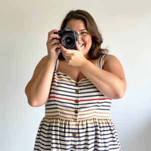 Vestido de verano a rayas bohemio de moda con botones, Midi sostenible con bolsillos, forro suave, vestido de uso diario para mujer - Product Image 5