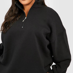 ชุดกีฬาผ้าฟลีซปักลายสำหรับผู้หญิง ชุดสองชิ้น เสื้อซิปและกางเกงวอร์มขายาว - Product Image 4