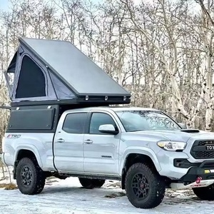 Camionnette à coque rigide en aluminium pour 2-3 personnes, camping en plein air, <span class=keywords><strong>tente</strong></span> sur le toit, camionnette à coque dure en triangle - Product Image 1