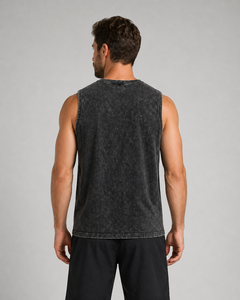 Quick Dry Breathable Eco-Friendly Polyester Tank <b>Top</b> Wholesale <b>Low</b> Price Sleeveless Workout Wear Men's Custom Logo OEM Custom - Product Image 4