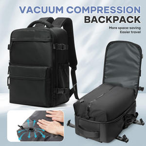 Valise de voyage extensible approuvée par les compagnies aériennes, en nylon noir mat de qualité supérieure, avec fermeture éclair, pour ordinateur portable de 17 pouces, unisexe - Product Image 4