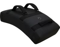 Bouclier de protection incurvé en PVC et cuir de vachette de qualité supérieure pour l'entraînement au coup de pied