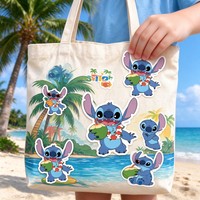 50 autocollants imprimés (1 set), autocollants mignons de dessins animés pour cahier, bouteille d'eau, bagages, décoration de journal et de scrapbook