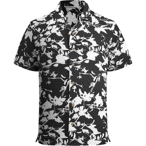 <b>Men</b>’s <b>Seersucker</b> Button Down <b>Shirt</b>, Short Sleeve Lightweight Summer Beach <b>Shirt</b> <b>for</b> Casual, Vacation, Resort, and Everyday Wear - Product Image 6