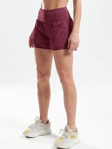 Shorts de sport 2-en-1 pour femmes, vente en gros directe d'usine OEM, les plus vendus, pour la gym et la course à pied, avec poches pour téléphone - Product Image 5