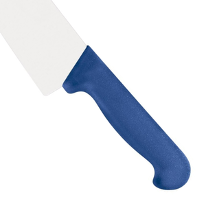 Couteaux de chef en acier inoxydable de 300 mm avec manche bleu confortable pour la cuisine, la préparation culinaire, la découpe de viande et l'usage quotidien - Product Image 4