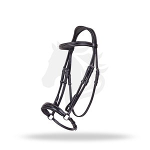 Brida de equitación inglesa de lujo de tamaño completo para la máxima comodidad del caballo - Product Image 1