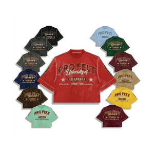 Fabricante de Ropa Hip Hop Transpirable Personalizada OEM, Camiseta de Verano de Manga Corta, Estilo Urbano, Holgada, Moderna y a la Moda para Hombre - Product Image 1