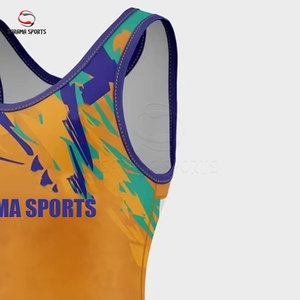 Singlet de Lucha Libre de Primera Calidad, Ligero, Ropa de Alto Rendimiento, Singlets de Lucha Libre Personalizados para Jóvenes, Venta Directa de Fábrica - Product Image 6