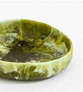 Ensaladera de Resina Hecha a Mano con Acabado Brillante, Aspecto Natural, Libre de BPA, Ecológica - Product Image 2