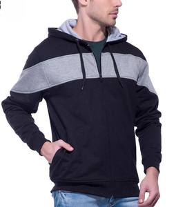 Sweat-shirts décontractés pour hommes de qualité supérieure, manches longues, tailles personnalisées, nouveau design, vêtements de fitness, 100% coton, fermeture éclair écologique pour l'hiver - Product Image 4