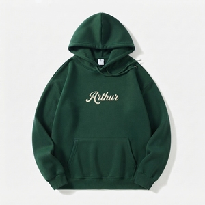 Sudadera con Capucha Extra Grande de Alta Calidad y Ecológica, Bordada, de Poliéster/Algodón, Tejida, para Hombre y Mujer - Product Image 2