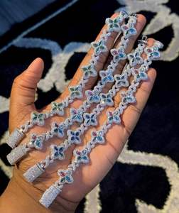 Reloj de Hombre Estilo Hip Hop con Incrustaciones de Moissanita, Movimiento Automático, Cristal de Zafiro, Diamantes de Gran Tamaño - Product Image 2