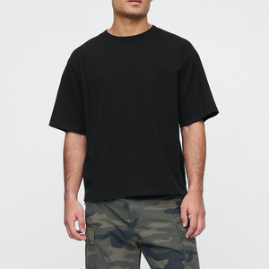 T-shirts oversize pour hommes, tissu en coton ample et élégant, respirant et confortable, streetwear urbain respirant. - Product Image 6