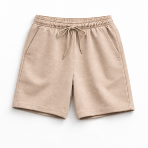 Pantalones Cortos de Algodón Unisex con Logotipo Personalizado, Color Sólido, Venta al Por Mayor, para Hombre - Product Image 1