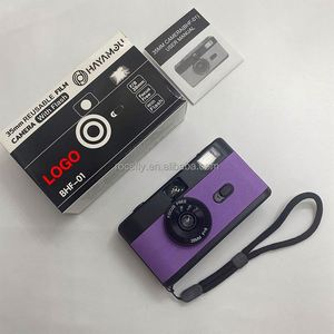 Custom OEM Logo 35 mm Reusable <b>Flash</b> Vintage Point Shoot 35mm Film Camera for Fuji Kodak Film - Product Image 6