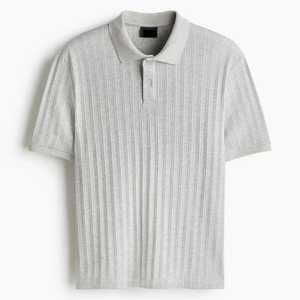 เสื้อถักลายริบสำหรับผู้ชาย |   เสื้อสเวตเตอร์แขนสั้นเนื้อผ้ามีเท็กซ์เจอร์ |   ผ้าฝ้ายผสมสแปนเด็กซ์กันยับแบบสั่งทำพิเศษขนาด XXS สำหรับ |   OEM/ODM - Product Image 1