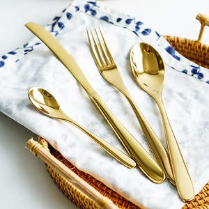 Ensemble de couverts en acier inoxydable de qualité supérieure |   Ensemble de cuillères, fourchettes et couteaux robustes pour hôtels, restaurants, traiteurs et usage domestique - Product Image 6